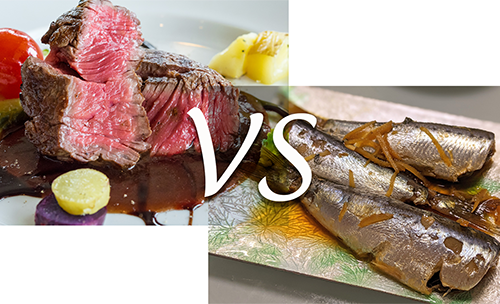肉と魚はどちらが身体にとって良いでしょうか