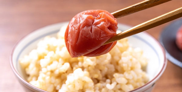 「玄米パウダーごはん＋梅干し」で、体にやさしいひと工夫